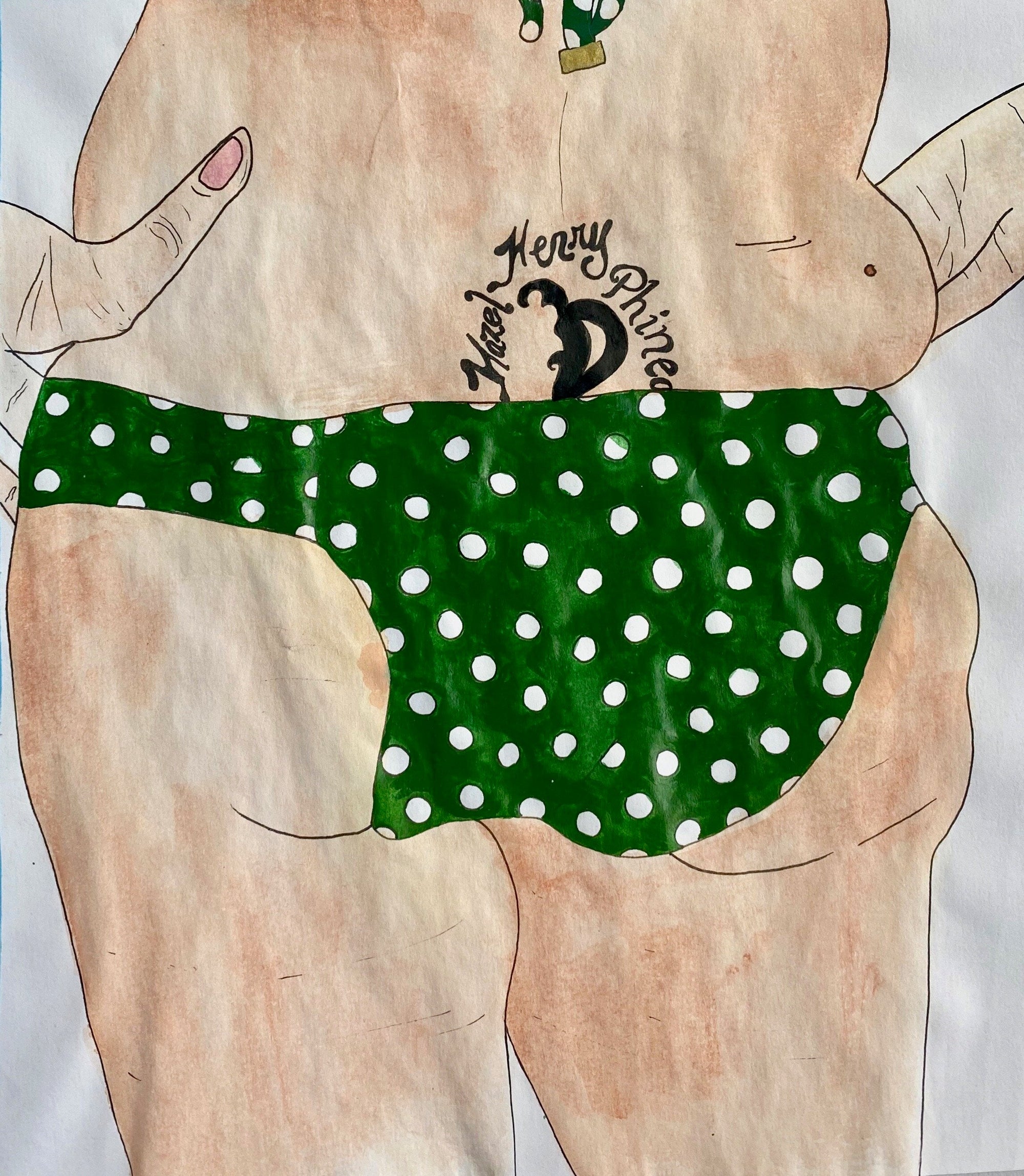 An interview w/ LA artist Molly Wurwand on her tramp stamp series 15/05/2021