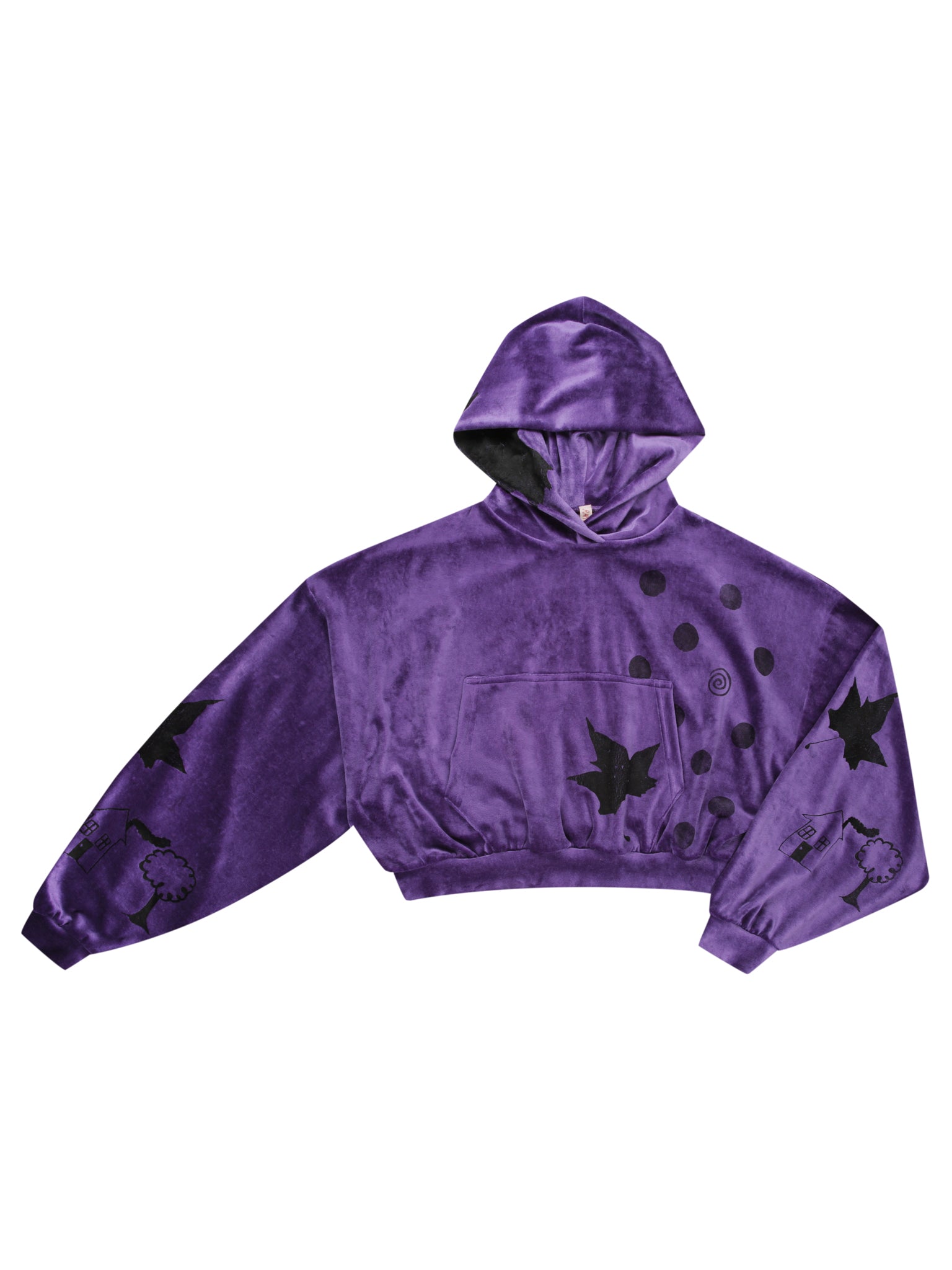 Yummy mummy hoodie in grape