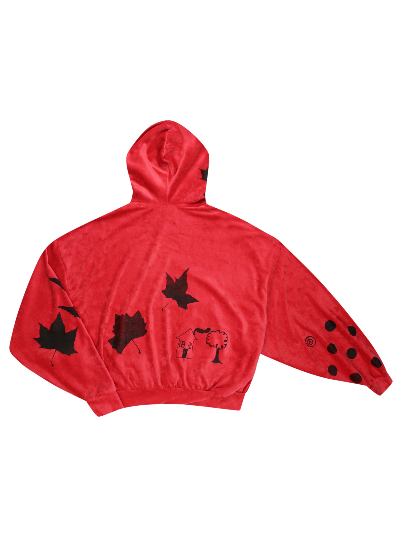 Yummy mummy hoodie in red FIT 2