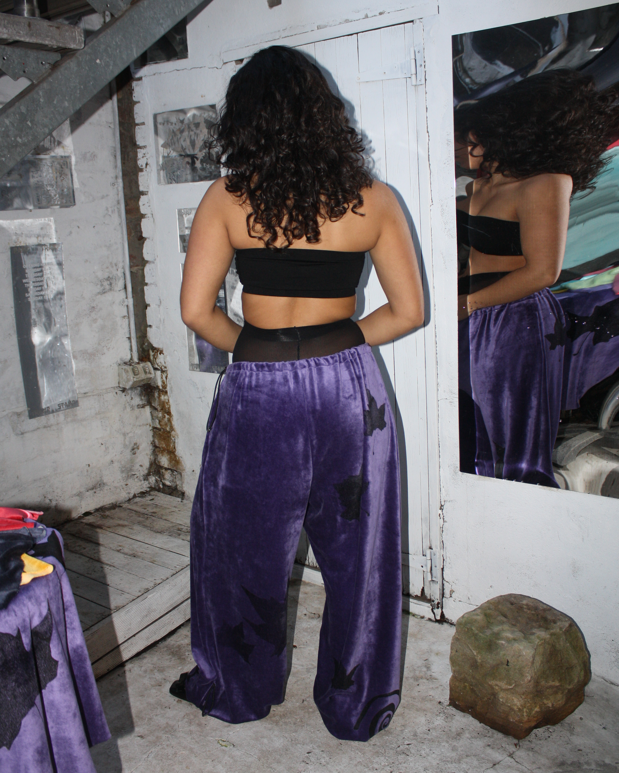Yummy Mummy Trackpants in grape
