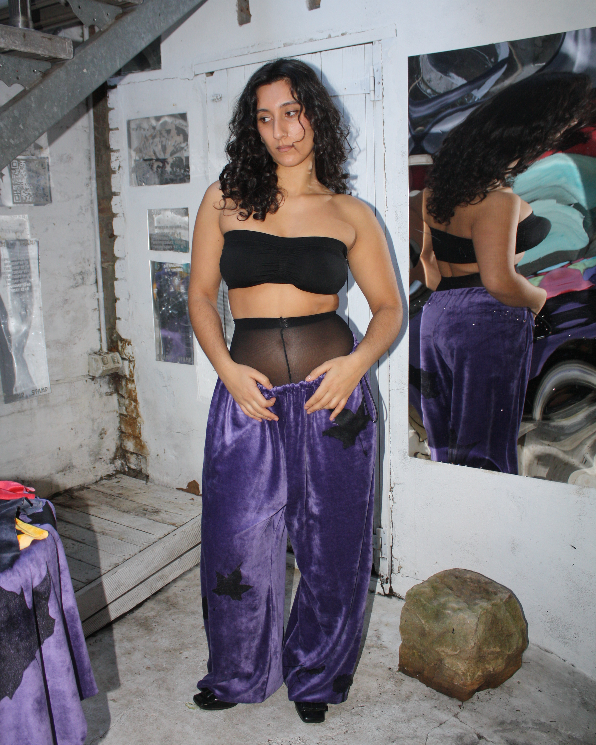 Yummy Mummy Trackpants in grape