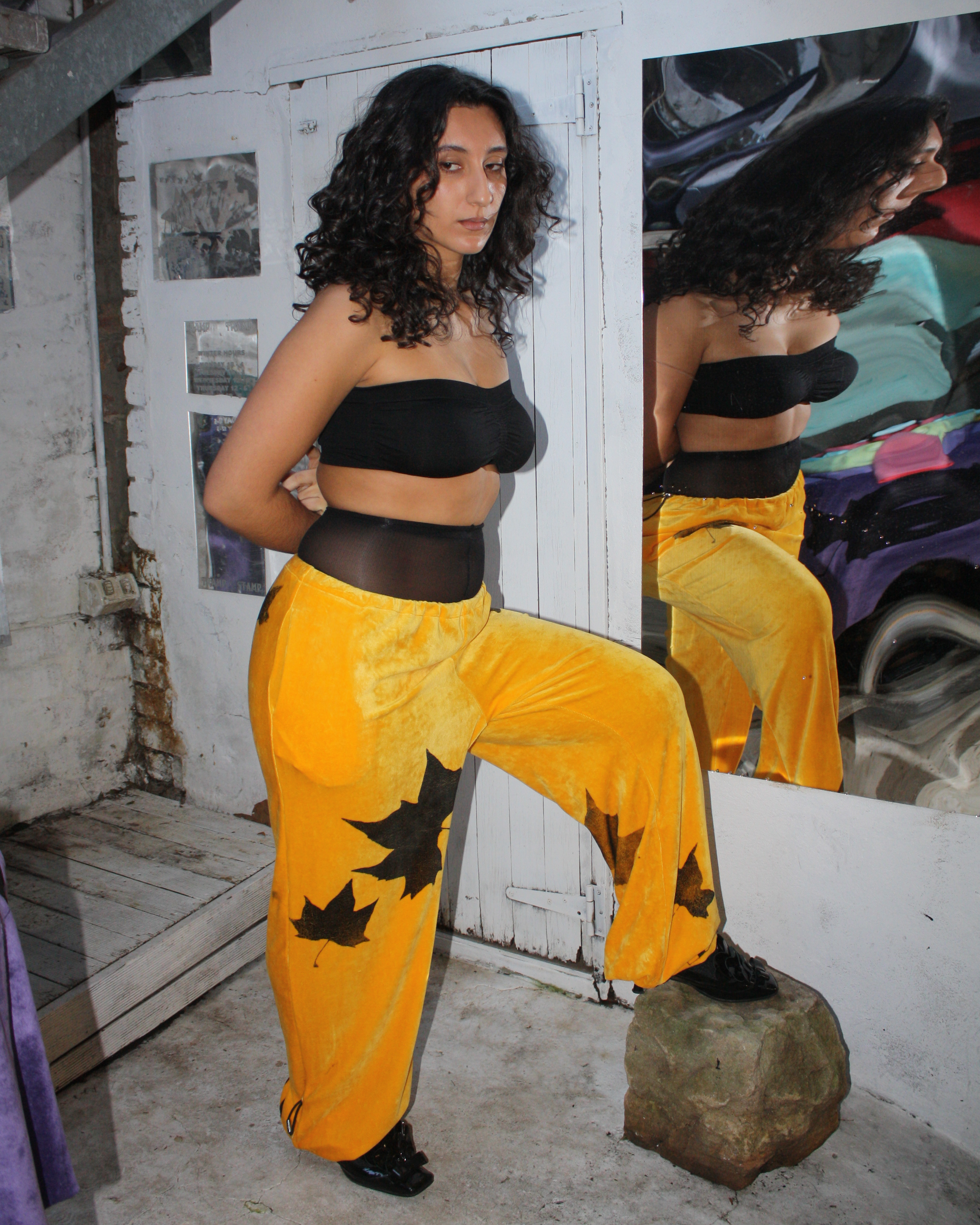 Yummy Mummy Trackpants in sunshine