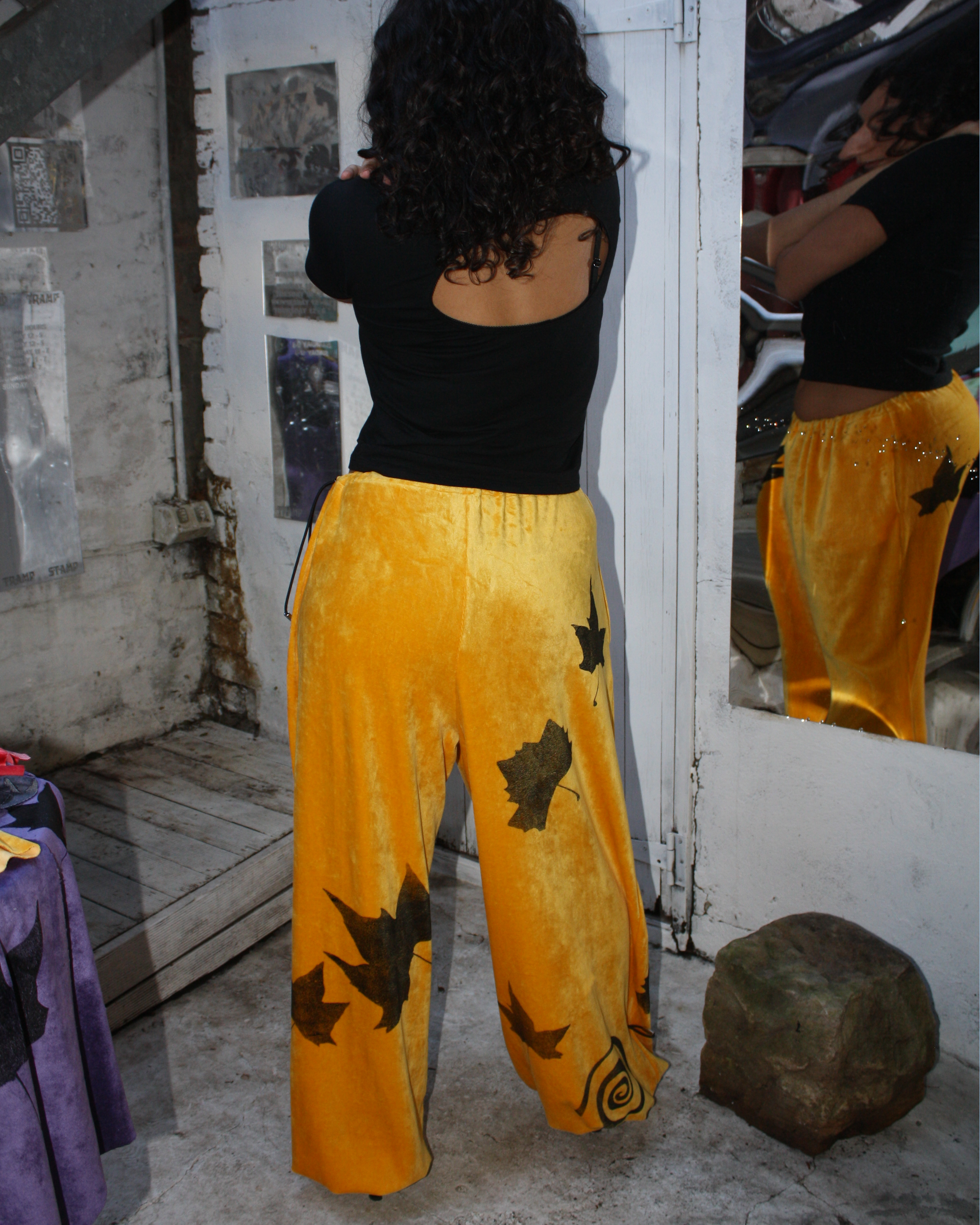 Yummy Mummy Trackpants in sunshine