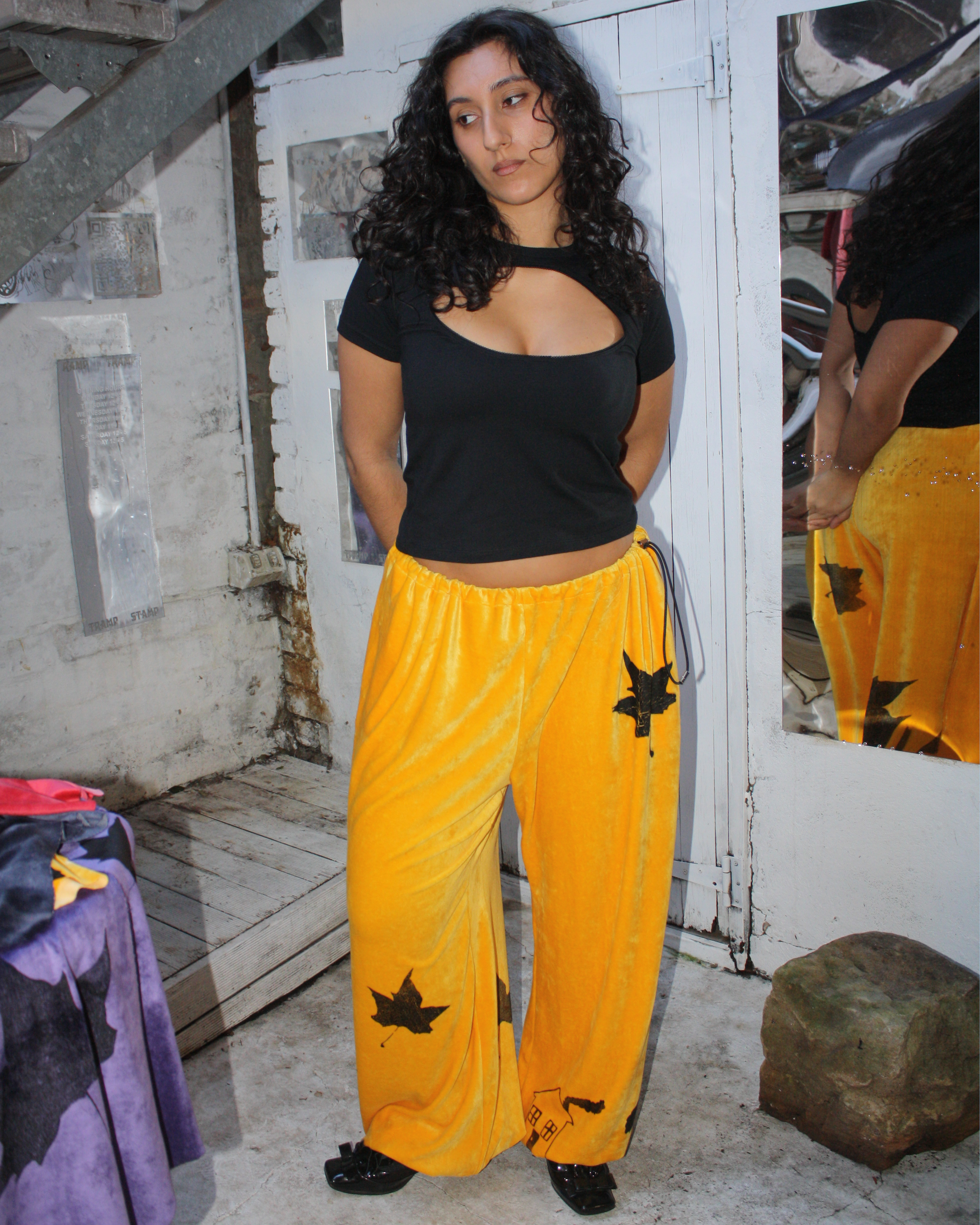 Yummy Mummy Trackpants in sunshine