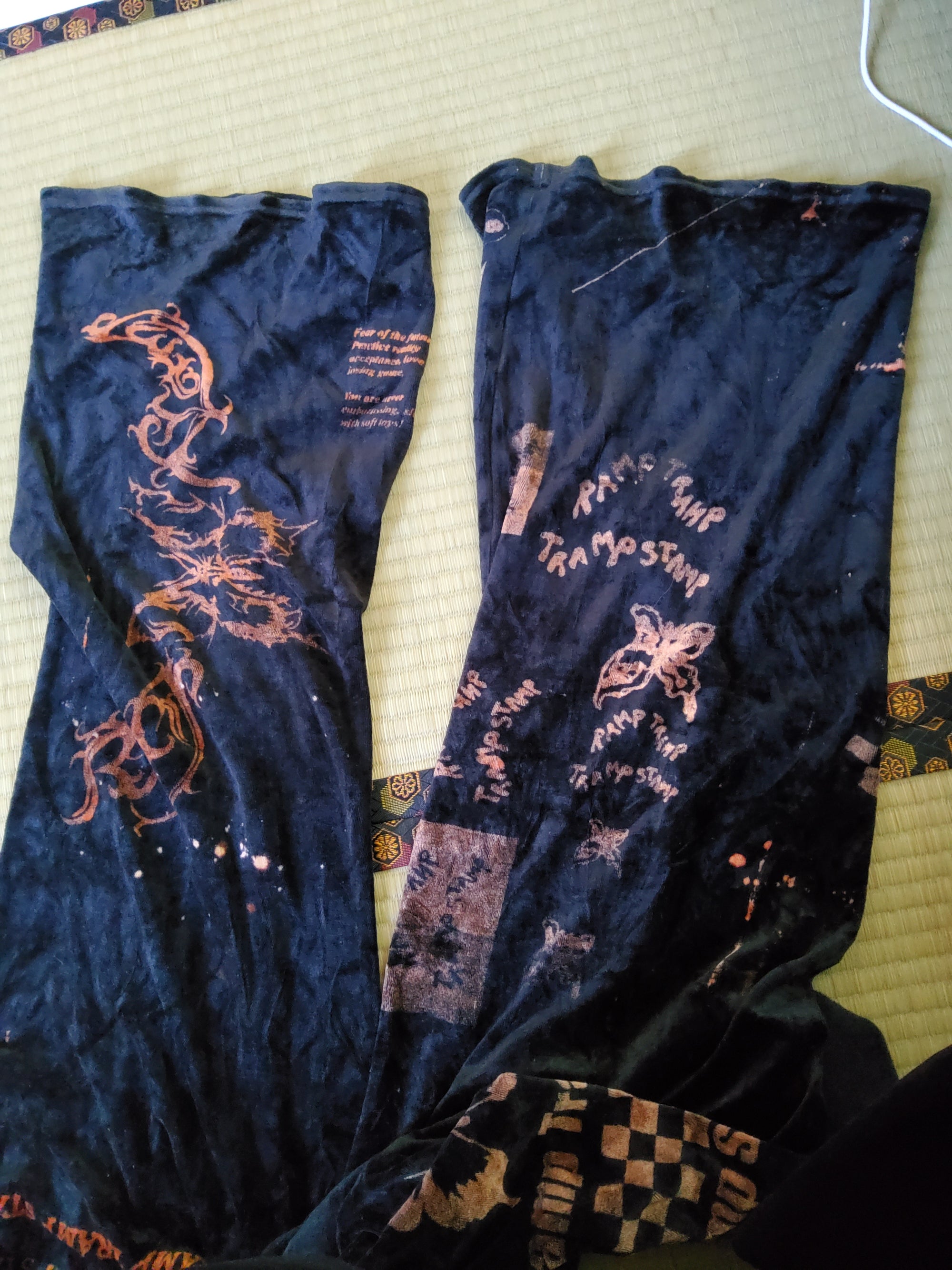 Yummy mummy trackpants in black