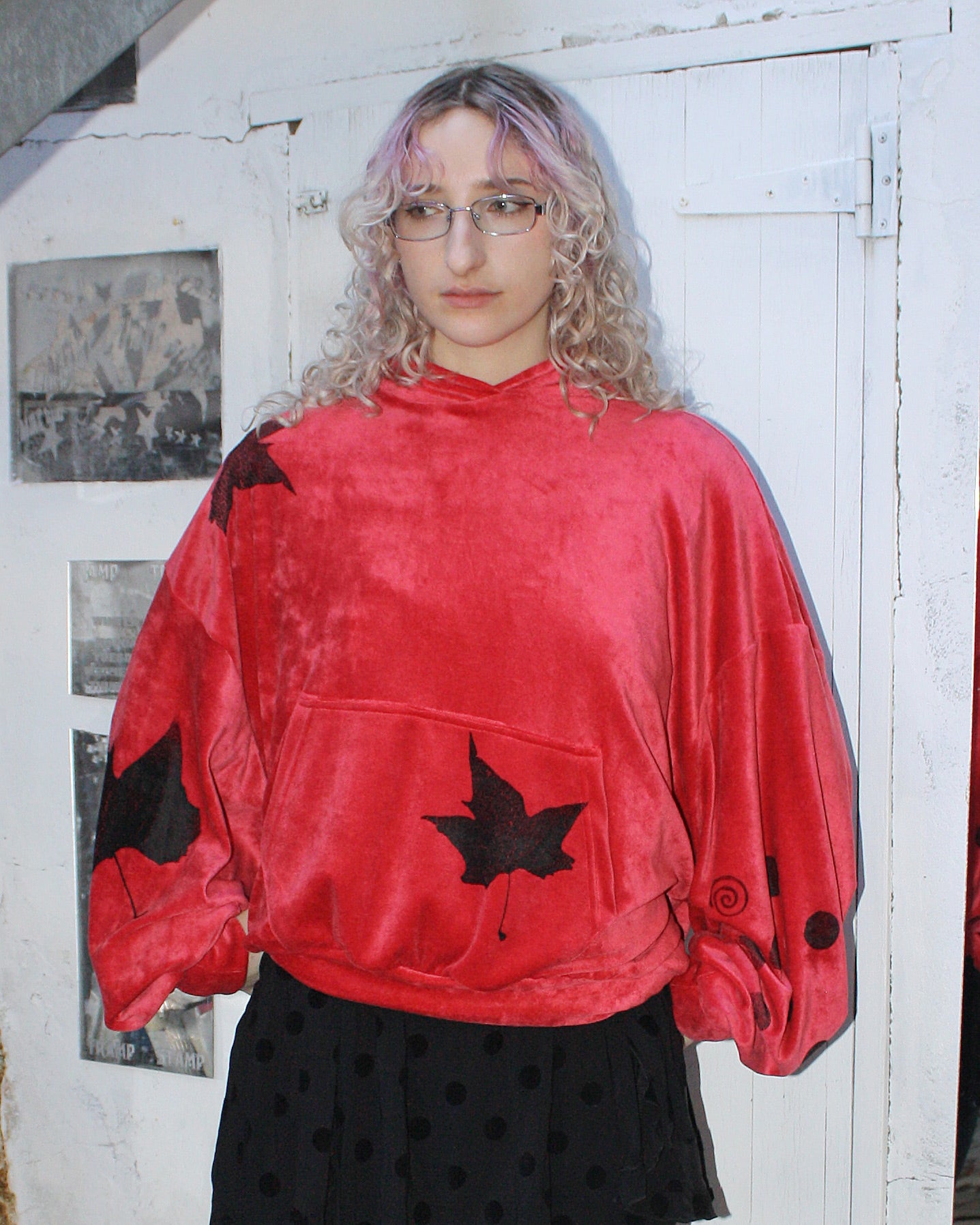 Yummy mummy hoodie in red FIT 2